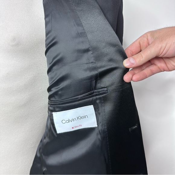 NWT Calvin Klein Black Tuxedo Jacket - Picture 2 of 10